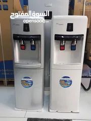  2 موزع مياة مع ثلاجة او حافظة درجة الحرارة Water dispenser with refrigerator or temperature regulator