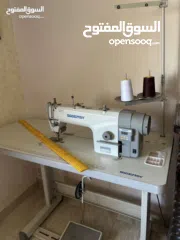  1 ماكينه درزه نص أوتومات شبه جديده