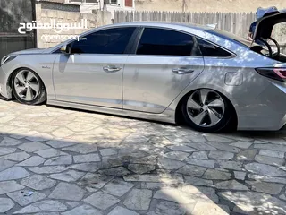  16 هونداي سوناتا 2016 وراد كوري للبيع لون سلفر ميتلك من احلى الالوان المميزة