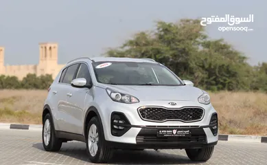  1 kia Sportage 2019 2.0L GCC accident-free in excellent condition 812 P.M