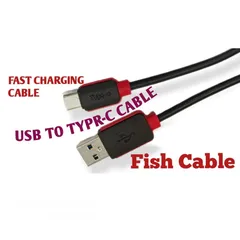  1 USB Type-C Fish Cable 1.2 m Super Durable High Speed Type-C USB