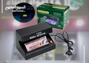  1 جهاز كاشف العمله المزوره كاشف عملة كاشف الاوراق النقديه جهاز فحص العملة عمله نقود