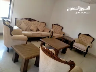  4 طقم كنب  حفر مصري بحالة الوكالة تنجيد جديد سبع مقاعد طقم كنب حفر مصري بحالة الوكالة تنجيد ممتاز