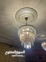  6 ثريات كرستال
