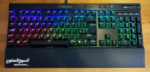  1 كيبورد مضيئ اصلي Corsair k70 lux rgb