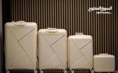  5 طقم شنط سفر ضد الكسر 4 قطع بسعر العرض .. للطلب عبر رقمي الوتس
