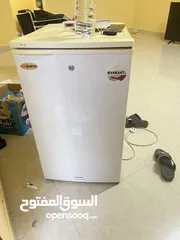  2 Used automatic washing machine for sale and small fridge