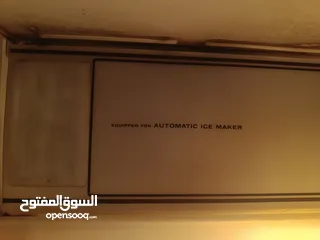  8 ثلاجة جينيرال اليكتريك ياباني اصلي بابين خليجيه