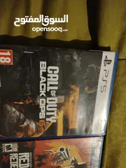  15 سيديات ps4 and ps5 للبيع سيدي red dead redemptiion 2 /blacl ops 6 world war war2