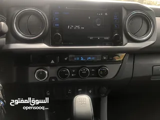  14 تويوتا تاكوما 2017  كابينة و نص مميز غيار عادي 4x4   بحالة ممتازة من المالك.