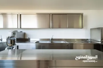  15 Stainless steel commercial kitchen equipment & exhaust Duct