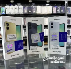  2 جهاز جديد بالكرتونة Samsung A06 رام 8 و 12 جيجا  64 و 128 مكفول سنة متوفر توصيل