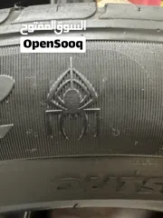  9 تايرات كامري مستعملين سنة ونص بحالة جيدة جداً