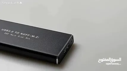  14 حافظة هارد M2  BOX USB to SSD M2 NGFF
