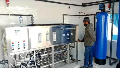  20 تجهيز وتركيب محطة تحلية مياه الشرب وفلاتر الماء ومصنع كاسات الماء تعبئة وتغليف بكل المملكه