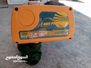  1 ماتور/مضخة ماء نص حصان داب ايطالي ملفات نحاس  مع ايزي برس/اتوماتيك بدرلوو