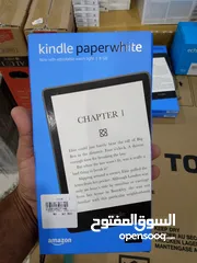  1 Kindle Paper White 8 GB 6.8"11the gen أمازون كيندل بيبر وايت 8 جيجا بايت 6.8" المقاوم للما 11 الجيل