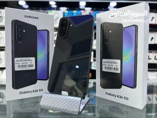  1 جهاز جديد كفاله سنه كامله 256g 16ram Samsang A36 مع بكج هدايا