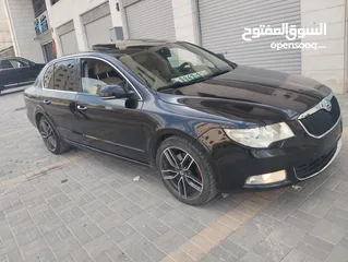  5 سكودا سوبيرب بنزين 2012