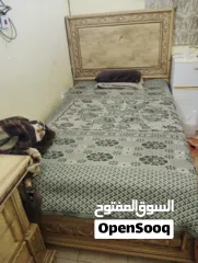  1 سرير خشب بحريني جودة عاليه جدا