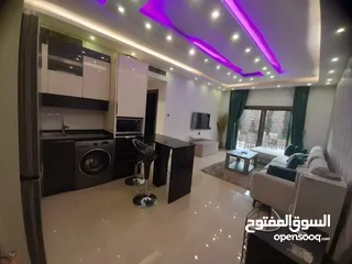  3 شقة مفروشة في - عبدون - مساحة 110 م غرفتين نوم و حديقة خاصة (6735)