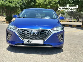  18 هيونداي ايونك موديل2021 اقتصاديه بشكل عالي فل جميع الاضفات بدون فتحه بسعر مغري مالك اول من الحره