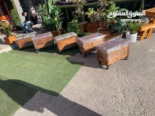  20 كل ما يلزم الحديقه عشب صناعي جميع انواع خشب سويد تفصيل شجر صناعي جلسات خشب سويدي اشجار تحاكي الطبيعة