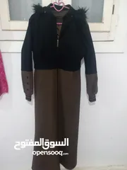  11 فستان جوخ تقيل بزنط فرو