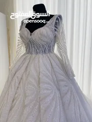  1 فستان زفاف موديلات 2024