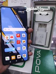  4 جهاز بحاله الجديد 256g 24 Pova 6 pro 5g كامل اغراضو
