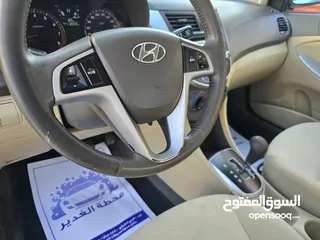  18 هونداي اكسنت 2014 فحص كامل 7 جيد عداد 112km محرك 1600cc مالك 1