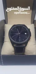  24 SAMSUNG GALAXY WATCH 3 SIZE 45MM BLACK LEATHER BAND