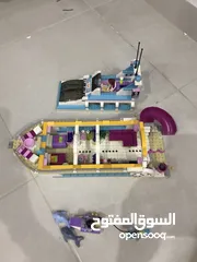  4 ليغو ليگو الاصدقاء سفينة الدولفين 41015 Lego Friends  Dolphin Cruiser 41015