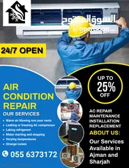  1 air condition repairing services