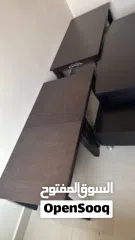  3 طاولة سفرة وبراد