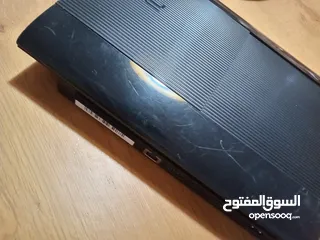  6 للبيع ps3 سوبر سليم مستعمل مع يد أصلية و شاحن لليد اصلي