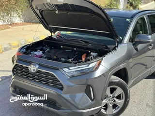  19 تويوتا راف فور (( 2023 )) هايبرد دفع رباعي الشكل الجديد فحص كامل 7 جيد قمة الفخااامة لون مميزز