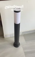  2 اعمدة انارة خارجية للحدائق و  الشاليهات