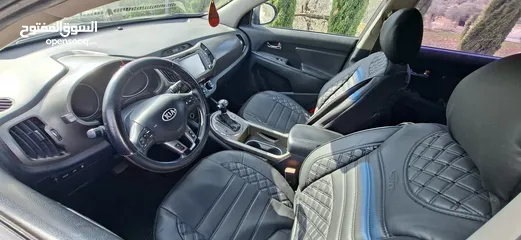  6 جيب كاياسبورتاج موديل 2014-اتومتيك'دفع 4×4 ماتور 2000ديزل فل فل اضافات ماعد الفتحة - نظيف من الاخر