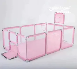  3 قفص العاب للاطفال مستطيل