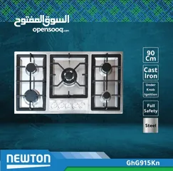  1 غاز بلت ان نيوتن 90 سم 5 شعلات فل سيفتي ستانلس ستيل مناصب سكب وعين تيربو شامل التوصيل