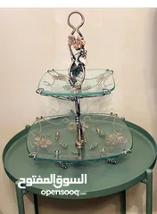  2 نوادر زجاجية وسيراميك قديمة من الستينات ، لطفا اقرأ الوصف.