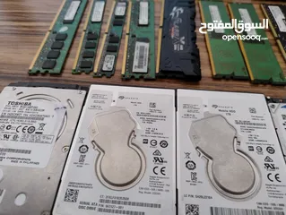  2 مجموعه قطع كمبيوتر للبيع  بحال الوكاله