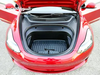  19 تيسلا 2023 model 3 فحص كامل 4 جــيــد ممشى قليل 18 الف بحالة الوكالة لون مميز بسعر لقطة ومحروووق