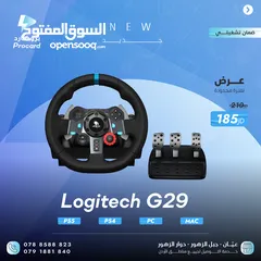  1 Logitech G29 Driving Force Steering Wheels جير لوجيتك جديد بسعر مميز 