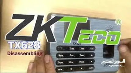  4 جهاز بصمة الحضور و الإنصراف للشركات  3000  موظف مع  اضافة كرت  ZKteco