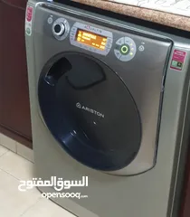  8 غساله مع حماصه نوع اريستون