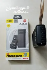  9 شاحن بور بانك شمسي و كهرباء بطاريه 20000 مللي امبير شحن تلفون خلوي طاقه شمسيه اضائه power Bank