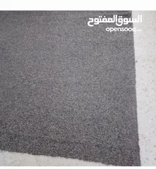  3 موكيت قص ثقيل قطعتين للبيع شبه الجديد لون بني مونس بيج