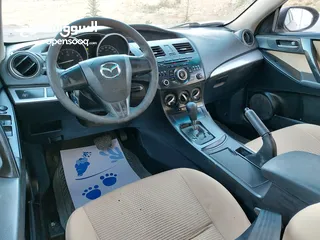  15 مازدا زوم 3 موديل 2014 خمري // مميزة جدآ